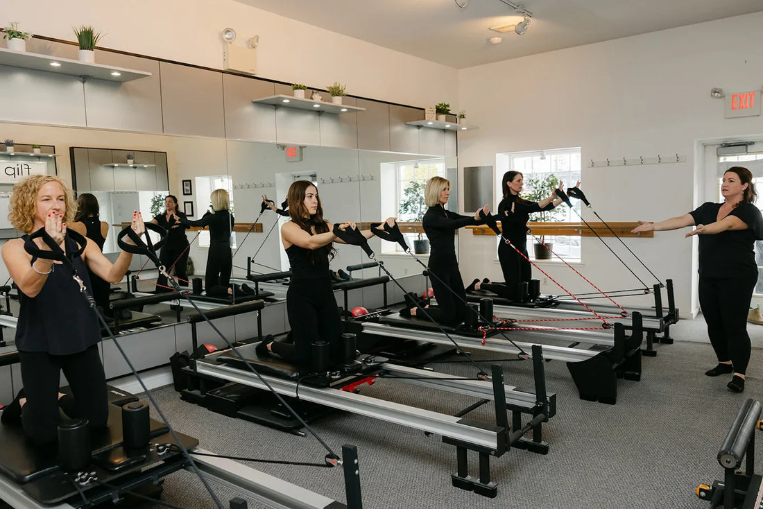 Teaching at Flip Dog Pilates
